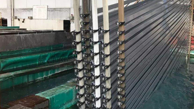 Electrophoresis coating Aluminum profiles