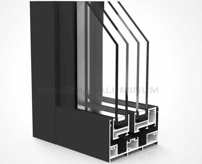 Extruded aluminum frames for window