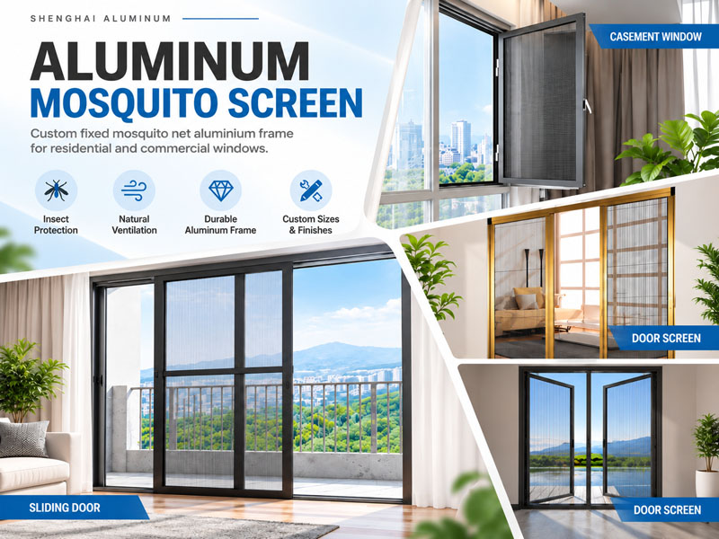 Fixed Mosquito Net Aluminium Frame Fixed Mosquito Net Aluminium Frame