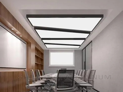aluminum ceiling LED light box frame