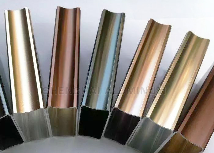 anodized finish aluminum extrusion profiles