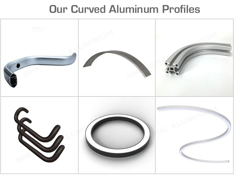 Shenghai Aluminum Curved aluminum profiles