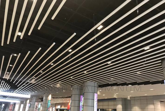 Aluminium round tube ceiling manufacturer