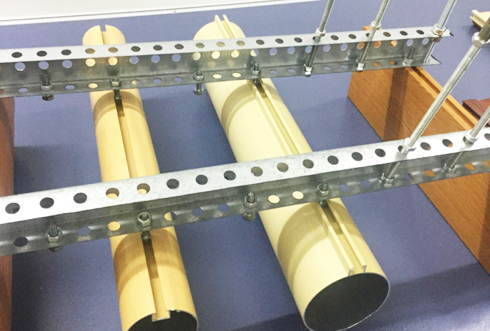 Aluminium round tube suspended ceiling linear Aluminium round tube suspended ceiling linear