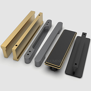 Aluminum door handle cabinet handles