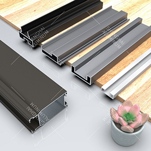 Aluminum extrusion sliding door and window