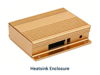 Aluminum heatsink enclosure