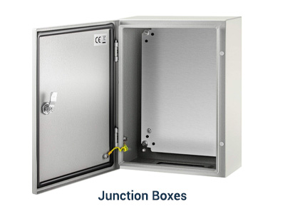 Aluminum junction boxes