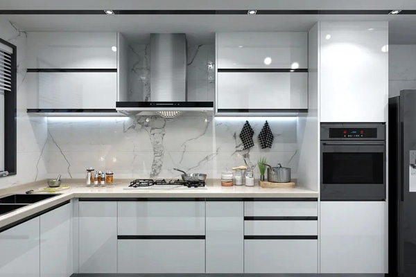 Aluminum profile kitchen cabinet