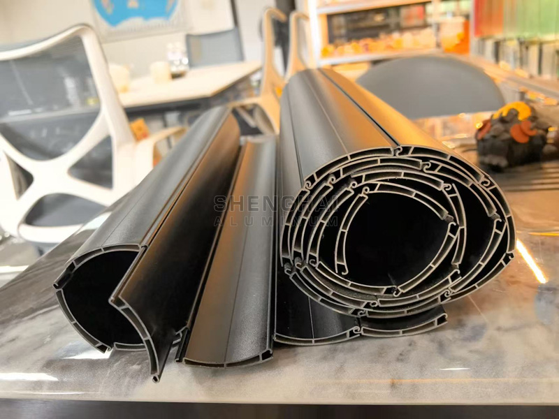 Aluminum roller shutter profiles
