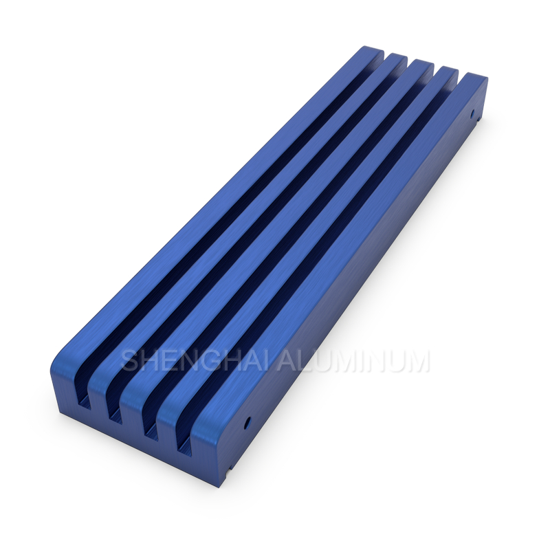 China Shenghai extruded aluminum LED heatsink