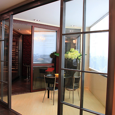 China Shenghai aluminum sliding door