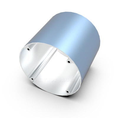 Extruded aluminum profile shell 