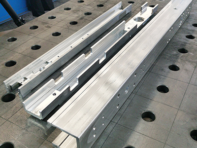 Milling aluminum auto spare parts