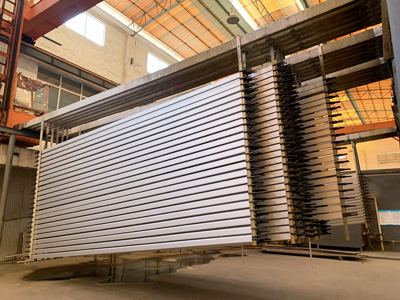 Surface treatment of aluminum profiles