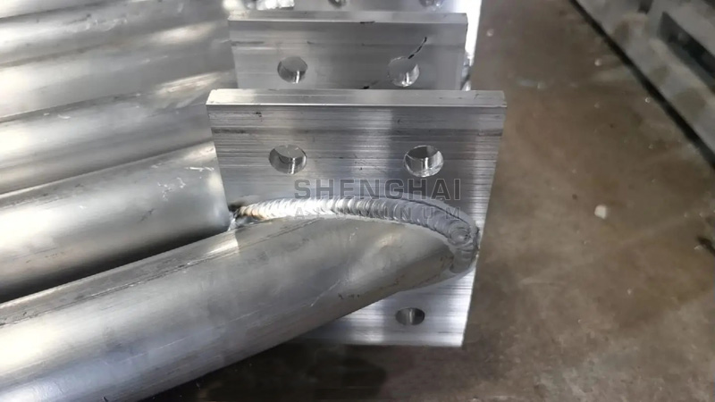 Welded aluminum extrusion profile