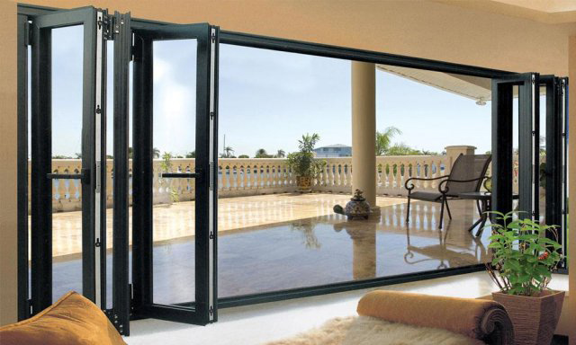 aluminum bifold patio door