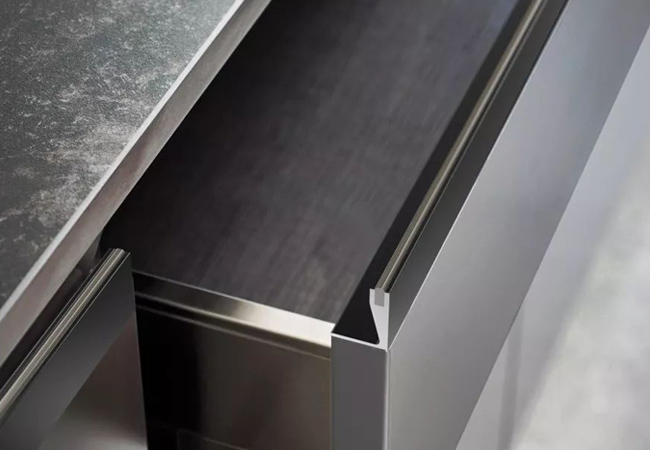 aluminum concealed handles for drawer