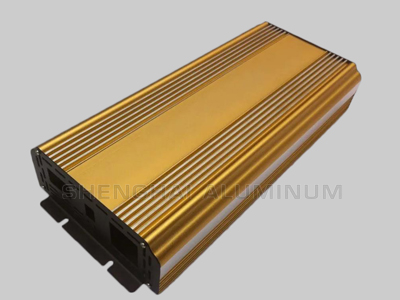 gold anodized aluminum extrusion enclosure