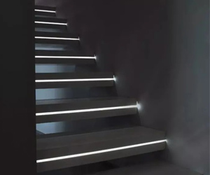 led strip channel diffuser for stair