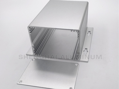 silver anodized finish aluminum extrusion enclosure