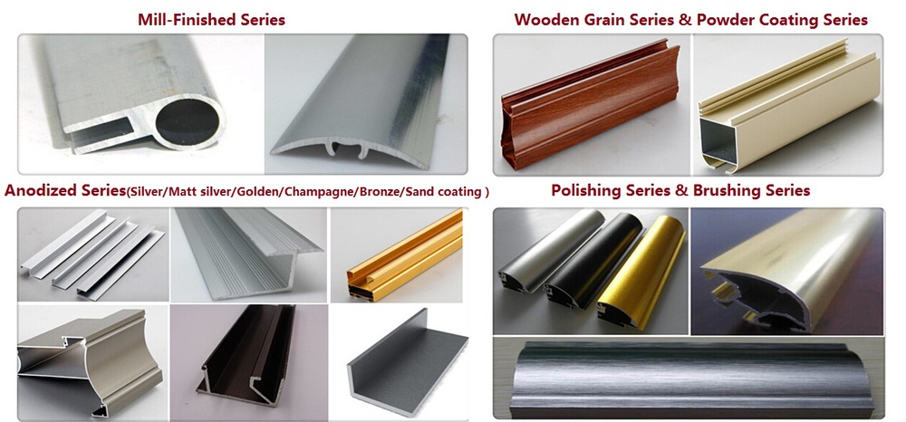 Aluminum profiles surface treament