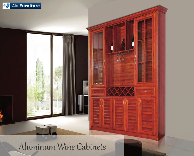 aluminum wine cabinets