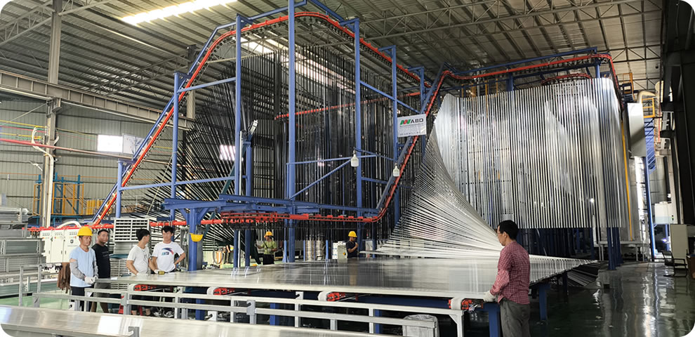 Vertical Spraying Line